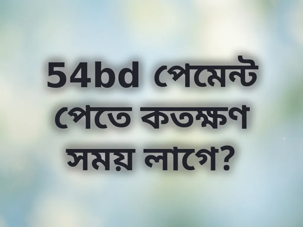 পেমেন্ট সময়